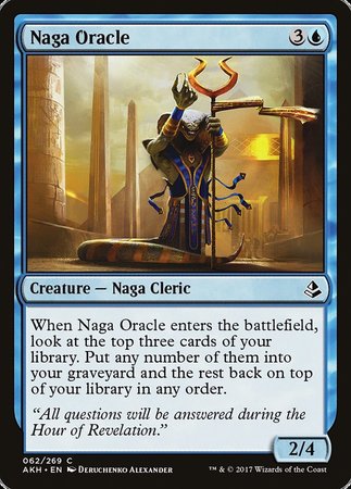 Naga Oracle [Amonkhet] | Jomio and Rueliete's Cards and Comics