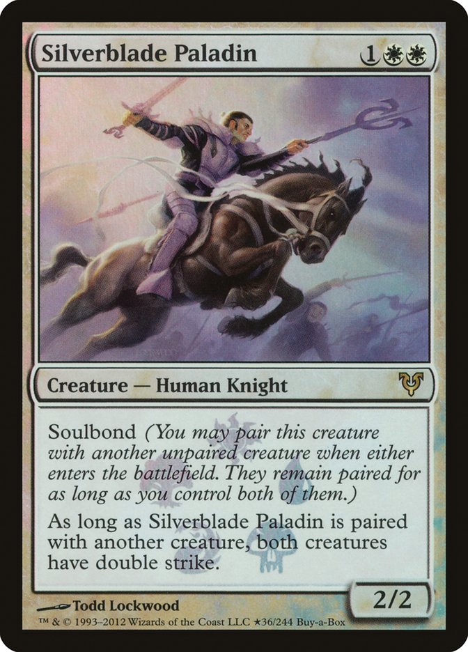 Silverblade Paladin (Buy-A-Box) [Avacyn Restored Promos] | Jomio and Rueliete's Cards and Comics
