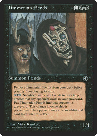 Timmerian Fiends [Homelands] | Jomio and Rueliete's Cards and Comics