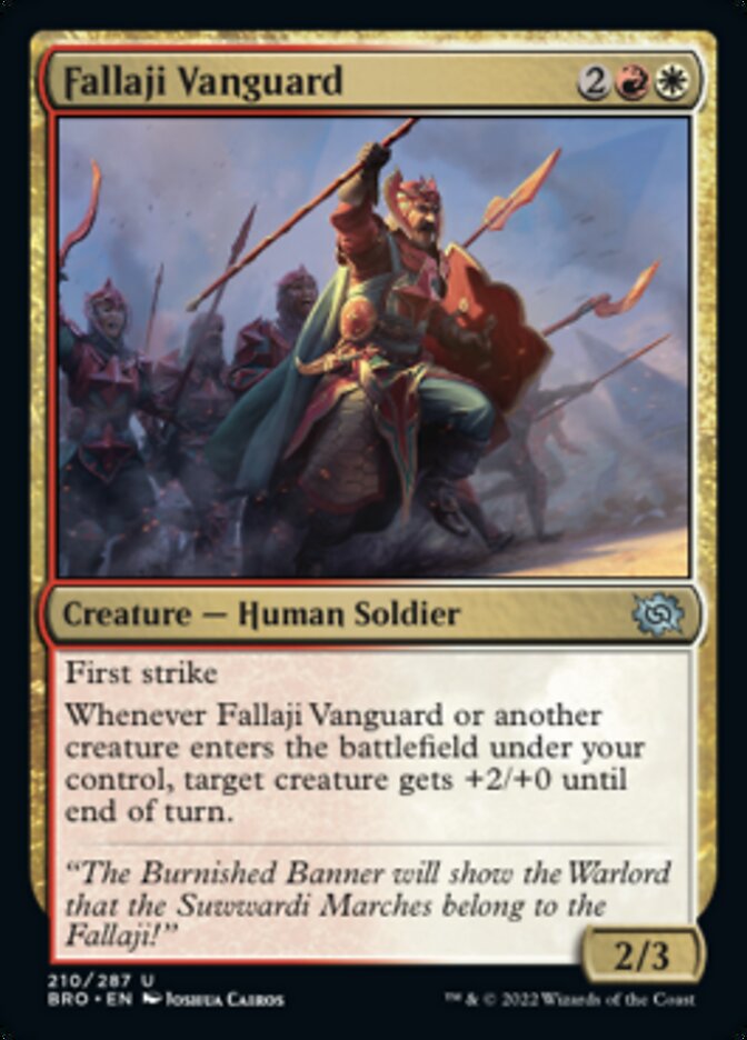 Fallaji Vanguard [The Brothers' War] | Jomio and Rueliete's Cards and Comics