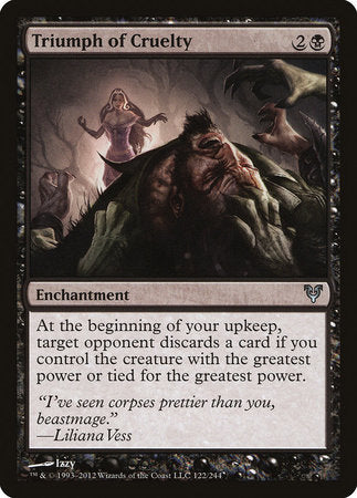 Triumph of Cruelty [Avacyn Restored] | Jomio and Rueliete's Cards and Comics