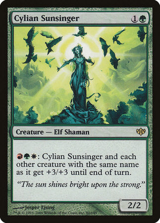 Cylian Sunsinger [Conflux] | Jomio and Rueliete's Cards and Comics