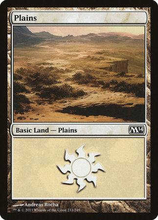 Plains (233) [Magic 2014] | Jomio and Rueliete's Cards and Comics