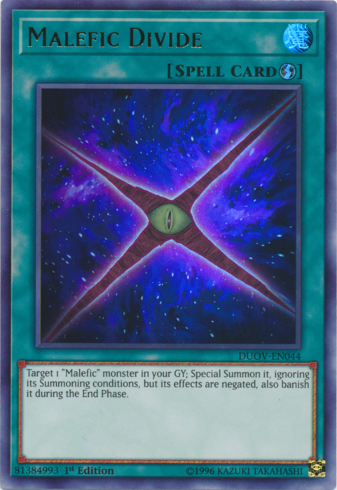 Malefic Divide [DUOV-EN044] Ultra Rare | Jomio and Rueliete's Cards and Comics