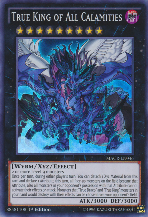 True King of All Calamities [MACR-EN046] Super Rare | Jomio and Rueliete's Cards and Comics