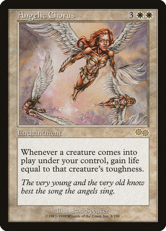 Angelic Chorus [Urza's Saga] | Jomio and Rueliete's Cards and Comics