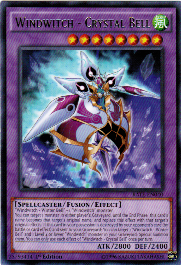 Windwitch - Crystal Bell [RATE-EN040] Rare | Jomio and Rueliete's Cards and Comics