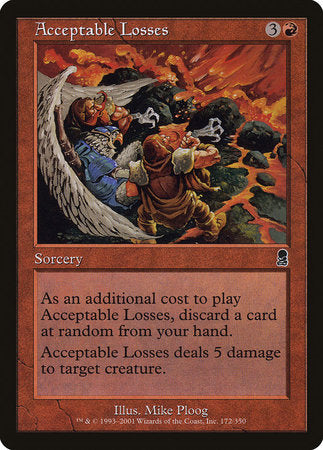 Acceptable Losses [Odyssey] | Jomio and Rueliete's Cards and Comics