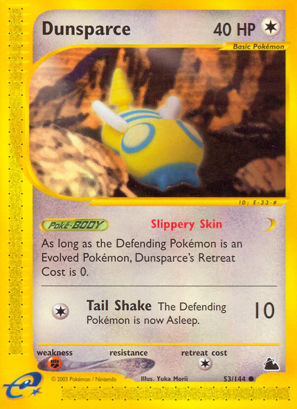 Dunsparce (53/144) [Skyridge] | Jomio and Rueliete's Cards and Comics