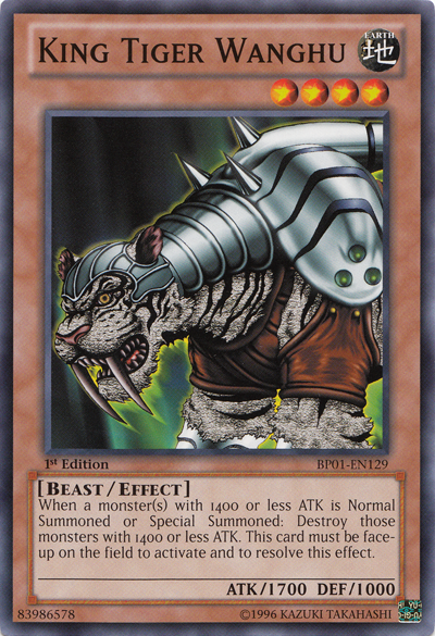 King Tiger Wanghu [BP01-EN129] Common | Jomio and Rueliete's Cards and Comics