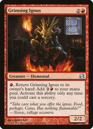Grinning Ignus [Modern Masters] | Jomio and Rueliete's Cards and Comics