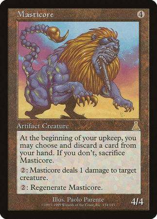 Masticore [Urza's Destiny] | Jomio and Rueliete's Cards and Comics