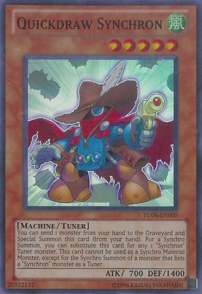 Quickdraw Synchron [TU06-EN005] Super Rare | Jomio and Rueliete's Cards and Comics