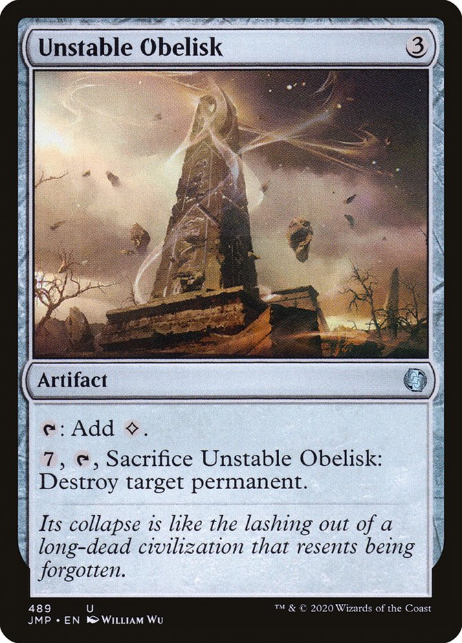 Unstable Obelisk [Jumpstart] | Jomio and Rueliete's Cards and Comics