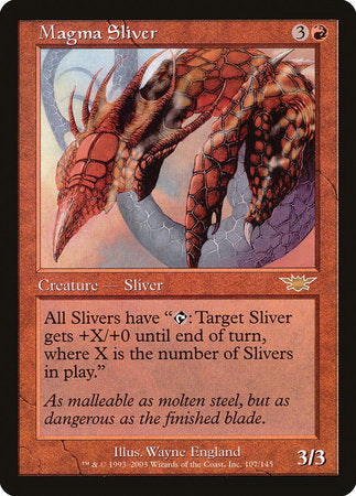 Magma Sliver [Legions] | Jomio and Rueliete's Cards and Comics