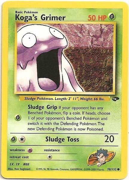 Koga's Grimer (78/132) [Gym Challenge Unlimited] | Jomio and Rueliete's Cards and Comics