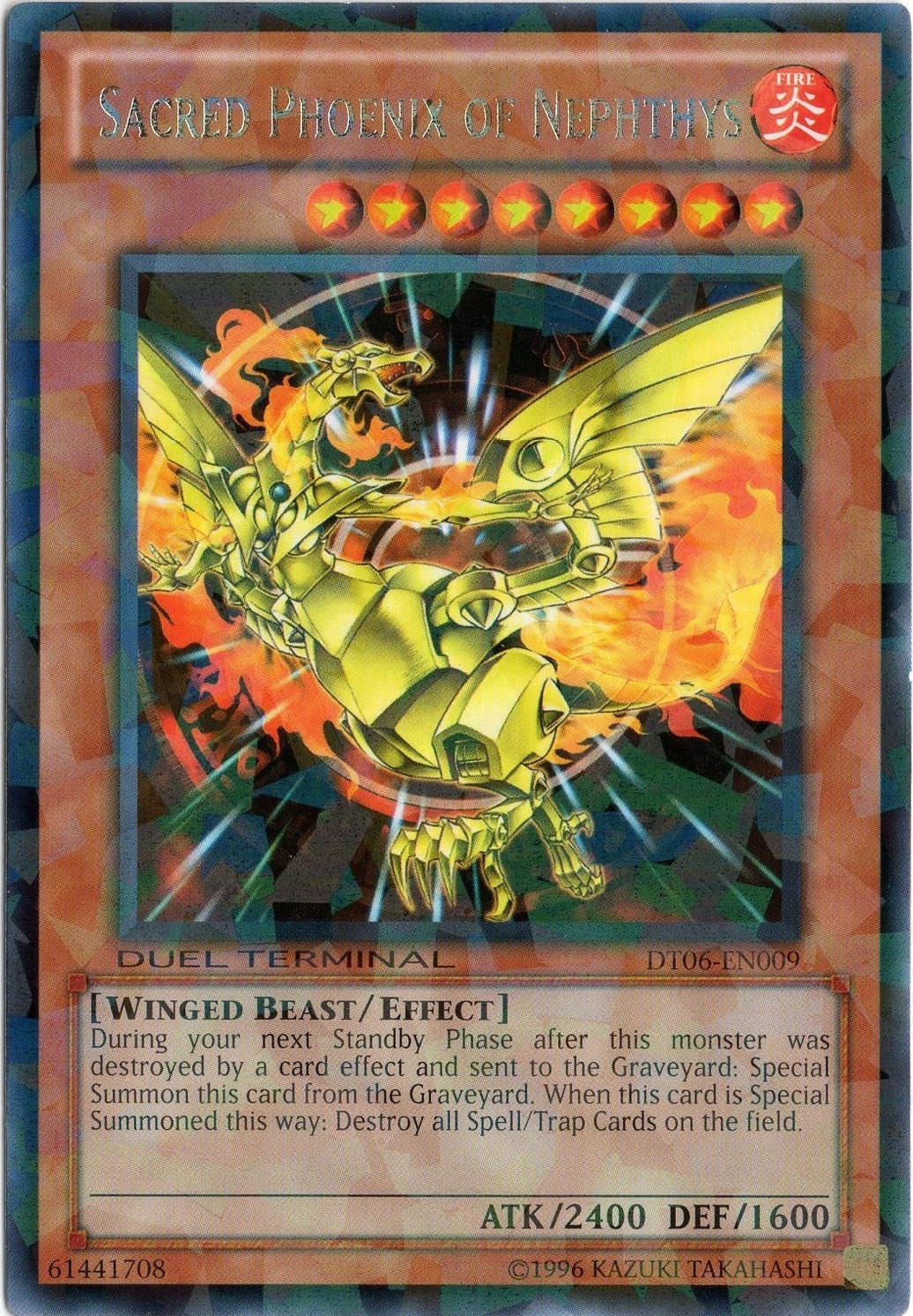 Sacred Phoenix of Nephthys [DT06-EN009] Rare | Jomio and Rueliete's Cards and Comics