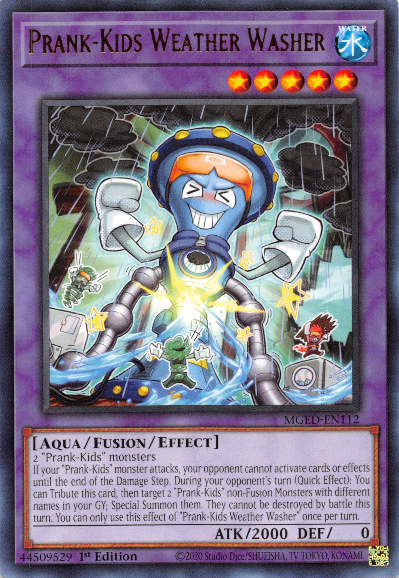 Prank-Kids Weather Washer [MGED-EN112] Rare | Jomio and Rueliete's Cards and Comics