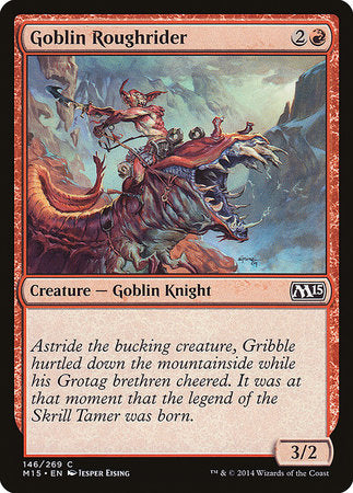 Goblin Roughrider [Magic 2015] | Jomio and Rueliete's Cards and Comics