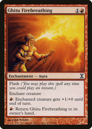 Ghitu Firebreathing [Time Spiral] | Jomio and Rueliete's Cards and Comics
