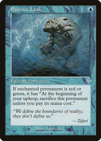 Essence Leak [Invasion] | Jomio and Rueliete's Cards and Comics