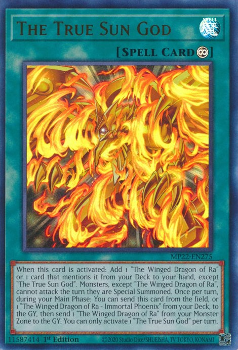 The True Sun God [MP22-EN275] Ultra Rare | Jomio and Rueliete's Cards and Comics