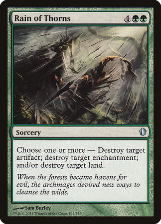 Rain of Thorns [Commander 2013] | Jomio and Rueliete's Cards and Comics