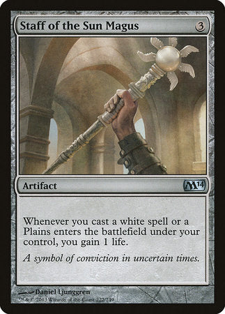 Staff of the Sun Magus [Magic 2014] | Jomio and Rueliete's Cards and Comics