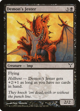 Demon's Jester [Dissension] | Jomio and Rueliete's Cards and Comics