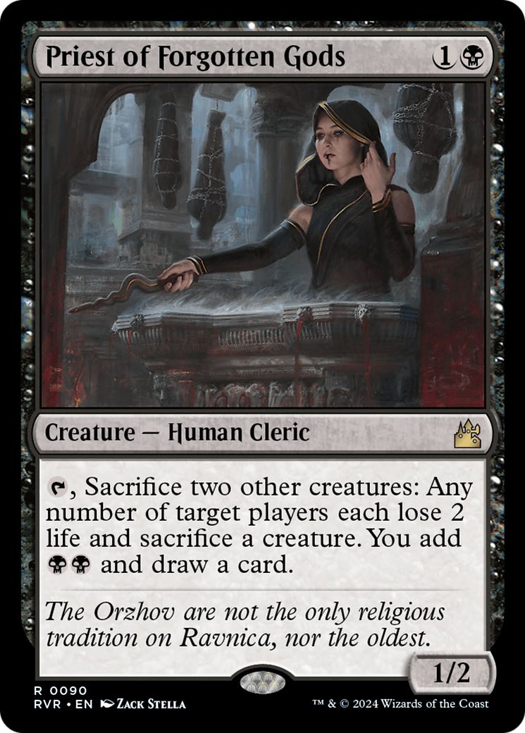 Priest of Forgotten Gods [Ravnica Remastered] | Jomio and Rueliete's Cards and Comics