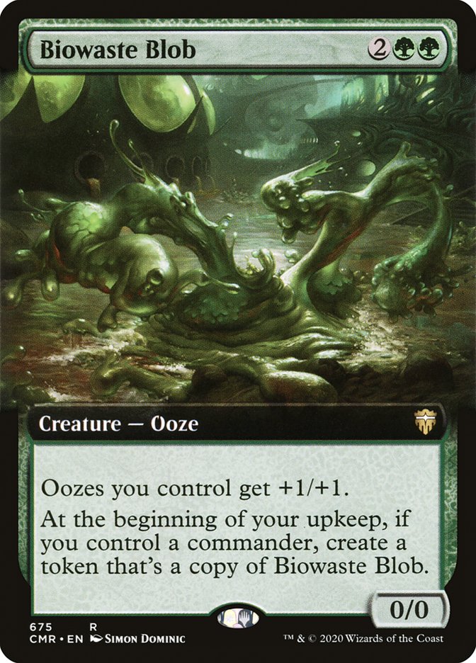 Biowaste Blob (Extended Art) [Commander Legends] | Jomio and Rueliete's Cards and Comics