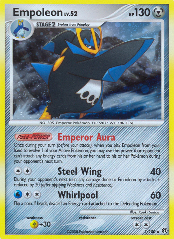 Empoleon (2/100) [Diamond & Pearl: Stormfront] | Jomio and Rueliete's Cards and Comics