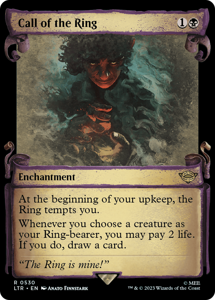 Call of the Ring [The Lord of the Rings: Tales of Middle-Earth Showcase Scrolls] | Jomio and Rueliete's Cards and Comics