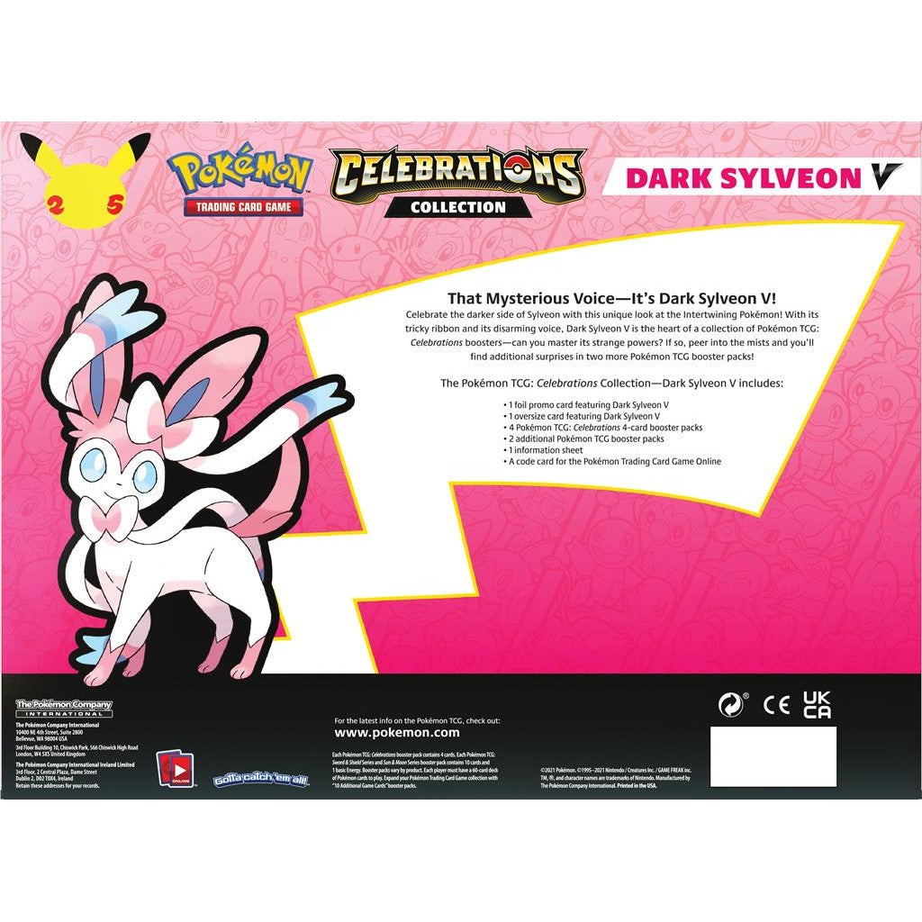 Celebrations: 25th Anniversary - Collection (Dark Sylveon V) | Jomio and Rueliete's Cards and Comics