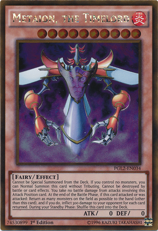 Metaion, the Timelord [PGL2-EN034] Gold Rare | Jomio and Rueliete's Cards and Comics