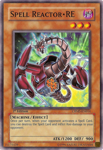 Spell Reactor - RE [CRMS-EN014] Common | Jomio and Rueliete's Cards and Comics