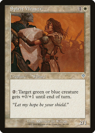 Spirit Weaver [Invasion] | Jomio and Rueliete's Cards and Comics
