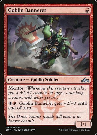 Goblin Banneret [Guilds of Ravnica] | Jomio and Rueliete's Cards and Comics