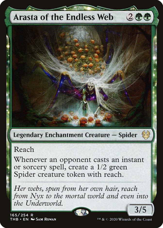 Arasta of the Endless Web [Theros Beyond Death] | Jomio and Rueliete's Cards and Comics