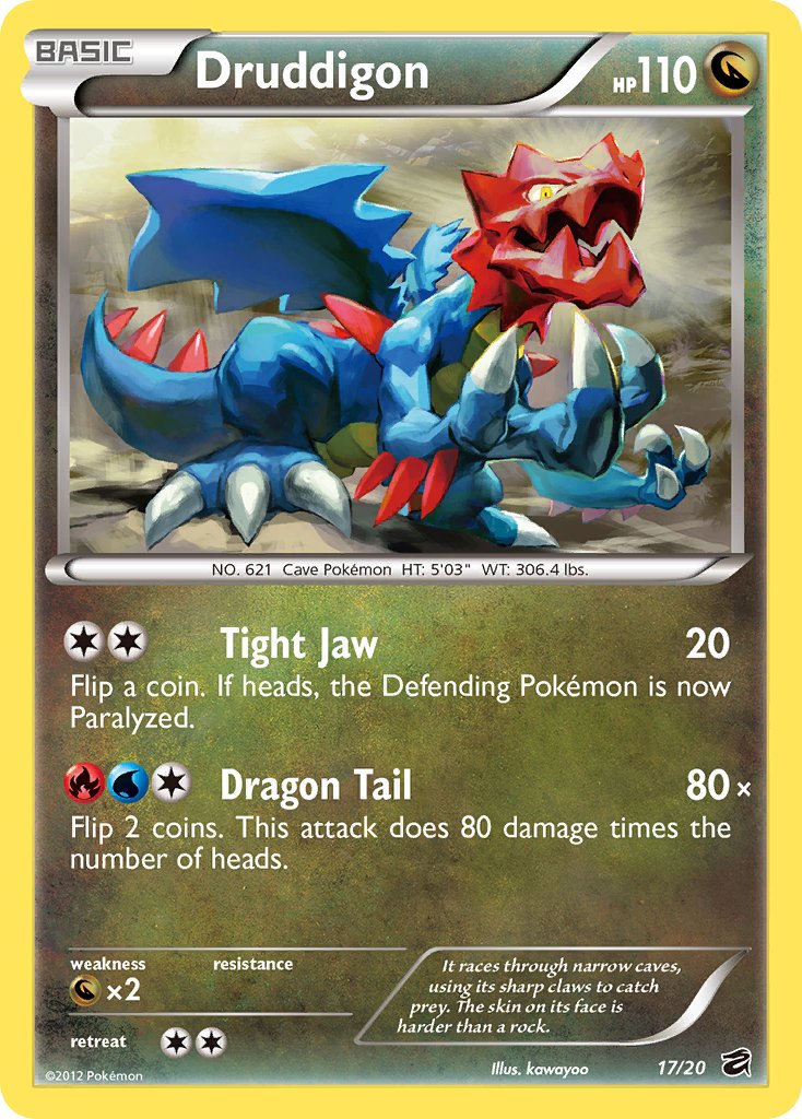 Druddigon (17/20) (Blister Exclusive) [Black & White: Dragon Vault] | Jomio and Rueliete's Cards and Comics