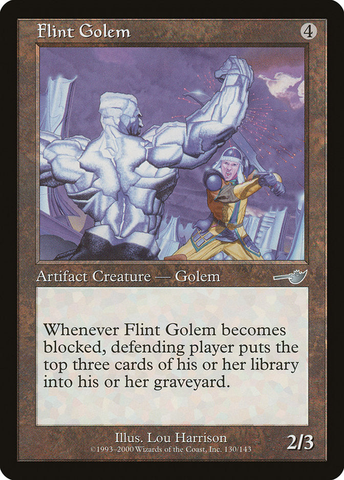 Flint Golem [Nemesis] | Jomio and Rueliete's Cards and Comics