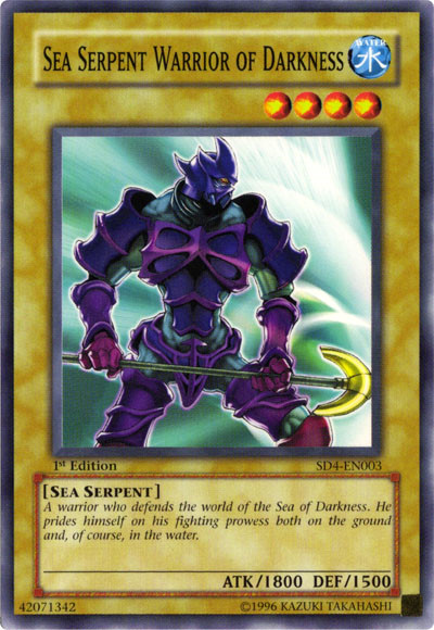 Sea Serpent Warrior of Darkness [SD4-EN003] Common | Jomio and Rueliete's Cards and Comics