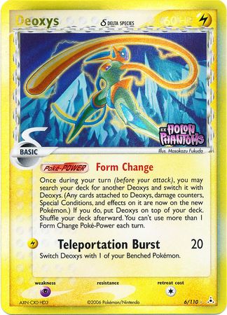 Deoxys (6/110) (Delta Species) (Stamped) [EX: Holon Phantoms] | Jomio and Rueliete's Cards and Comics