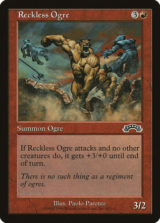 Reckless Ogre [Exodus] | Jomio and Rueliete's Cards and Comics