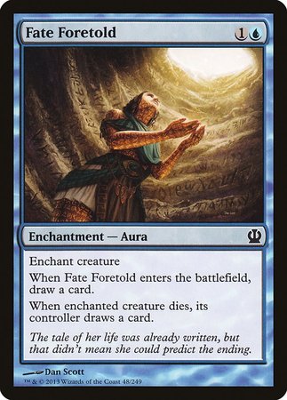 Fate Foretold [Theros] | Jomio and Rueliete's Cards and Comics