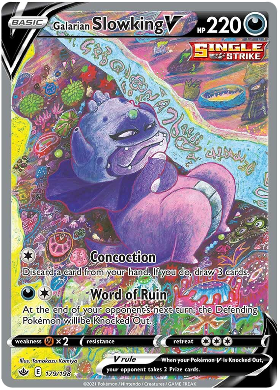 Galarian Slowking V (179/198) [Sword & Shield: Chilling Reign] | Jomio and Rueliete's Cards and Comics