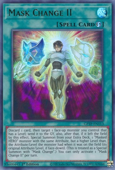Mask Change II [GFTP-EN113] Ultra rare | Jomio and Rueliete's Cards and Comics