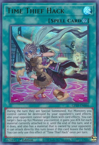 Time Thief Hack [GFTP-EN066] Ultra rare | Jomio and Rueliete's Cards and Comics