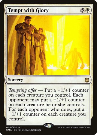 Tempt with Glory [Commander Anthology] | Jomio and Rueliete's Cards and Comics