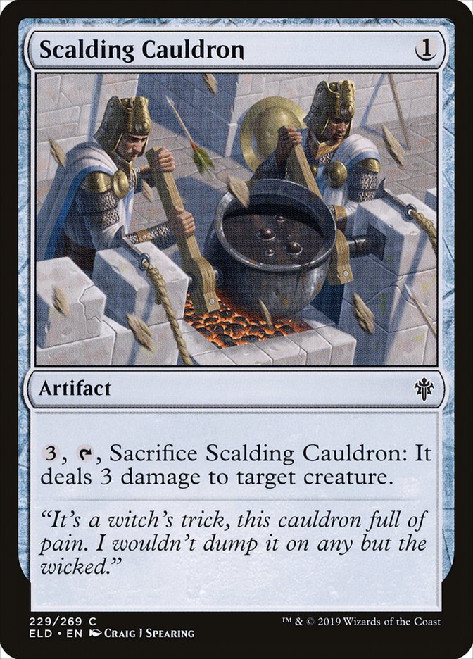 Scalding Cauldron [Throne of Eldraine] | Jomio and Rueliete's Cards and Comics